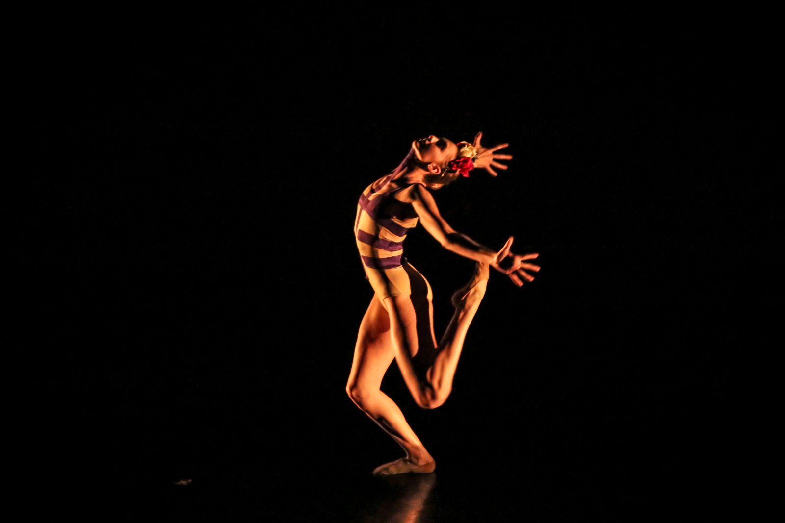 Dancer feeling good